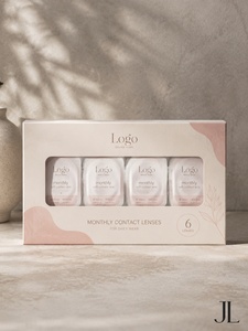 Boîtes <span class=keywords><strong>de</strong></span> lentilles <span class=keywords><strong>de</strong></span> contact mensuelles avec logo personnalisé, emballage élégant, coffret cadeau, fournisseur d'emballages en papier pour lentilles <span class=keywords><strong>de</strong></span> contact - Product Image 1