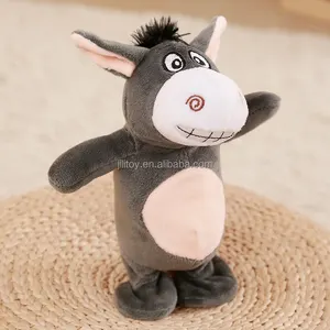 soft stuffed & plush toy animal electric donkey plush toy newborn baby stuffed plush china toys import
