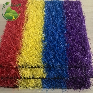 <span class=keywords><strong>Gazon</strong></span> artificiel rouge, jaune, bleu, violet de Chine, <span class=keywords><strong>gazon</strong></span> artificiel d'extérieur, pelouse artificielle, <span class=keywords><strong>rouleau</strong></span> de 2*25m <span class=keywords><strong>en</strong></span> stock - Product Image 5