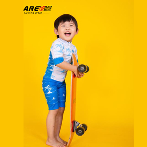 Ropa de <span class=keywords><strong>ciclismo</strong></span> para niños de primavera y verano, Camiseta corta transpirable para niños, traje deportivo - Product Image 3