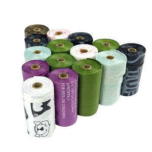 Échantillon Gratuit – Sacs à Déchets pour Chiens Écologiques avec Logo Personnalisé, Impression ODM/OEM, Couleur Noire Intense, Petits Sacs à Crottes pour Chiens avec Poignée - Product Image 3