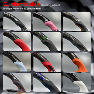 Volante Deportivo de Fibra de Carbono y Cuero para Ford <span class=keywords><strong>Mustang</strong></span> GT Shelby 2000-2004, Estilo Deportivo, Proceso de Forjado, Personalizable - Product Image 4