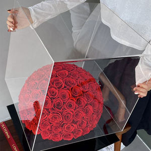 Vente en gros de fleurs de roses éternelles à <span class=keywords><strong>prix</strong></span> raisonnable 99 roses éternelles immortelles éternelles boîte-cadeau de fleurs conservées éternelles - Product Image 6
