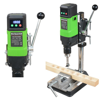 Perceuse à colonne mini haute précision 700W, capacité de mandrin 13mm, en alliage d'aluminium, vitesse maximale 3000 tr/min, affichage numérique pour le perçage