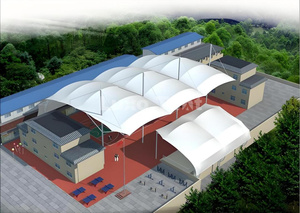 Ngoài trời kiến trúc độ bền kéo vải mái che màng cấu trúc lều cho bóng rổ sân tennis sân vận động - Product Image 4