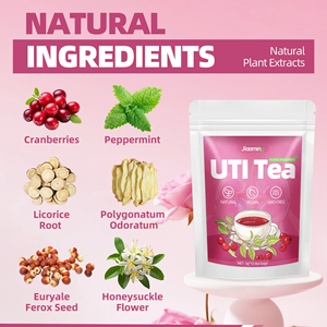 ชาเพื่อสุขภาพทางเดินปัสสาวะ OEM ODM พร้อมส่ง ชาสมุนไพรแครนเบอร์รี่ผสมเปปเปอร์มินต์ ช่วยบำรุงสุขภาพทางเดินปัสสาวะ บรรจุ 15 ซอง - Product Image 4