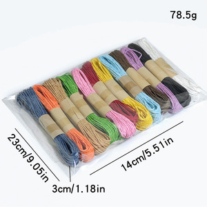 Multicolor Handle Rope <strong>for</strong> Decorative <strong>Crafts</strong> DIY Arts Festival Party Gift Wrapping Packaging Paper Yarn Twine <strong>String</strong> <strong>for</strong> - Product Image 6