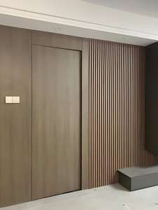 การปรับแต่งคุณภาพสูงภายในห้องพักตู้หนังสือไม้เนื้อแข็งที่มองไม่เห็น Porte En Bois ประตูซ่อน Porte Chambre - Product Image 4