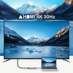 Computer Hardware Docking Station 7 in 1 <b>Hub</b> Type C to 4K HDTV <b>USB</b> 3.0 <b>USB</b> 2.0 TF SD PD <b>USB</b> C <b>Hub</b> Adapter - Product Image 2