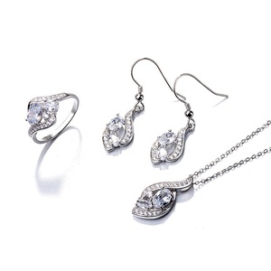 फैशन मोती पूर्ण गहने, असली चांदी 925 रिंग महिलाओं के लिए बनी बालियां - Product Image 4