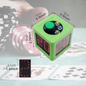 YIZHI Reloj de <span class=keywords><strong>Ajedrez</strong></span> con Cuenta Regresiva de 0-99 Segundos, Alimentado por Pilas AA, <span class=keywords><strong>Temporizador</strong></span> Cubo Inteligente LED con Tiempo Editable para Torneos de Póquer - Product Image 2