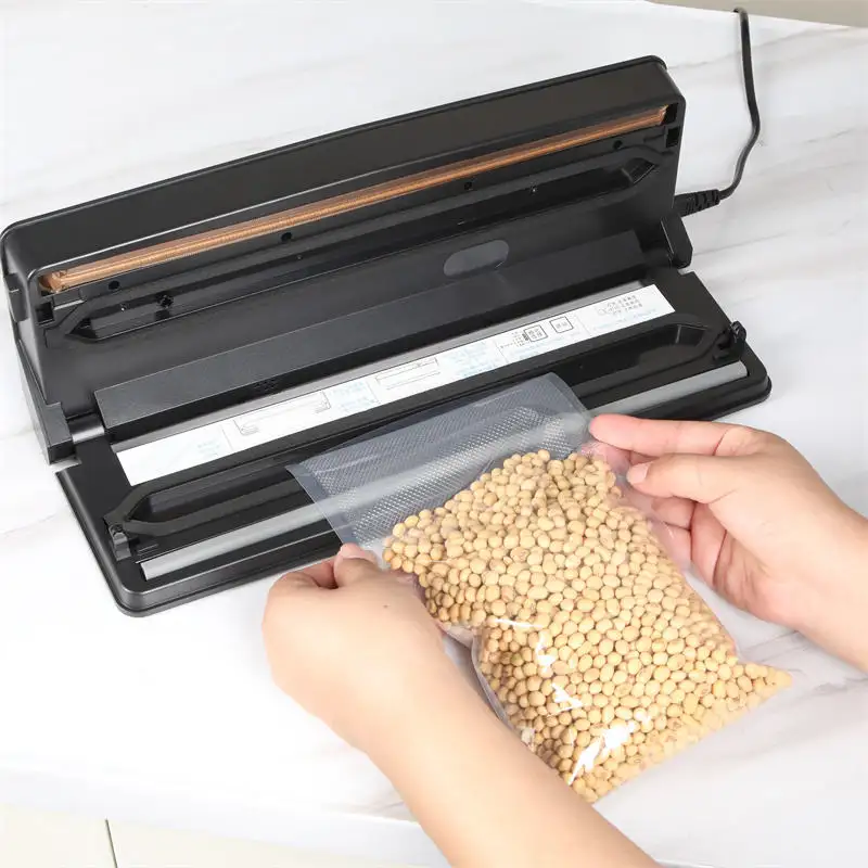 Portable Home Dual Chamber Food Sealer Vacuum Packaging Machine, Food Sealed Storage