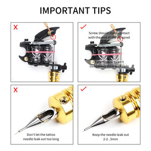 Ensemble de tatouage Professionnel Importé Moteur Kit De Tatouage de <span class=keywords><strong>Machine</strong></span> Rotatoire De Tatouage et Aiguilles <span class=keywords><strong>pour</strong></span> Le Corps Artiste - Product Image 5