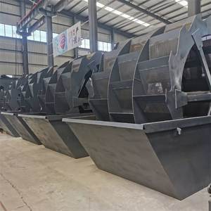 Máquina lavadora de arena y grava de 120 TPH con cazo giratorio para piedra de sílice, fabricada en China - Product Image 1