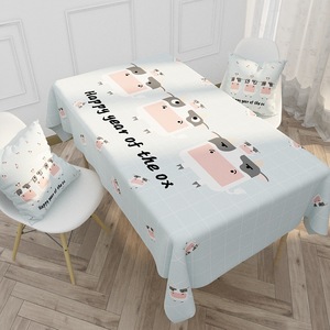 Tovaglia in Poliestere Impermeabile Serie Animali Cartoon, Rettangolare per Uso Domestico, Ristorante, <span class=keywords><strong>Tavolo</strong></span> da Caffè - Product Image 3