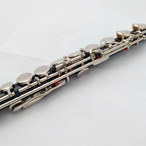 Flauta Weifang Rebon Económica de Satén Negro en Clave de Do con 16 Orificios - Product Image 4