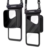 Grande capacité IPX8 étanche flottant téléphone portable pochette sèche multi-usages sac de plage fibre de carbone métal grande taille pour cellule