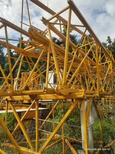 W6010 6T Hydraulic <b>Tower</b> <b>Crane</b> - Efficient Lifting Equipment for Industrial & Commercial Construction - Product Image 2