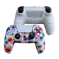 Étui en silicone Aomiou pour manette PS5, coque de protection, housse de manette de jeu, plusieurs couleurs, personnalisable