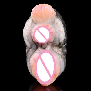 男性のためのファンタジーキャメルスタイルデュアルチャンネル自慰行為者カップ動物に触発された大人のおもちゃ - Product Image 4