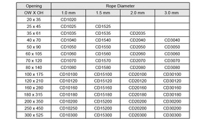 Inox x-xu Cáp lưới với tay áo SS 316 linh hoạt dây thép không gỉ Dây webnet x có xu hướng lưới cho lan can lan can vườn thú - Product Image 6