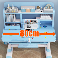 Meubles pour enfants, table d'étude ergonomique réglable en hauteur pour enfants, bureau et chaise