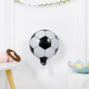 Globos de fútbol de aluminio de 10 pulgadas, Globos de helio de aire, suministros de decoración para Festival, juego de Globos de fútbol - Product Image 2