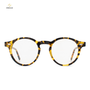 Phong Cách Cũ rùa vàng Acetate quang khung chất lượng cao vòng đọc theo toa kính khung - Product Image 2