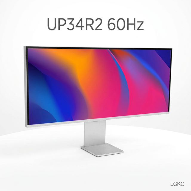 High Quality 34-Inch Dual-Screen Gaming Monitor 60Hz 450 Nit PBP Glossy 21:9 Aspect Ratio Full Aluminum Alloy Housing