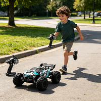 Voiture de course RC tout-terrain HT Q117-B 1/16 de qualité hobby, moteur brushless haute vitesse 70 km/h, 4 roues motrices, télécommande 2,4 GHz, jouet