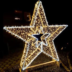 Guirlande lumineuse géante à motif LED, boîte cadeau lumineuse, décoration de Noël pour événements en plein air, décoration de centre commercial - Product Image 2