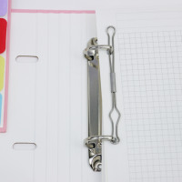 Cahier à couverture en PU et bloc-notes à feuilles mobiles à dos rond