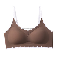 Soutien-Gorge Rembourré Sans Armature, Anti-Affaissement et Sans Couture, Confort Optimal, Bretelles en Fil, Haut pour Femme - Vente en Gros