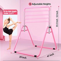 Barres de traction réglables pour la force musculaire des ménages Barres horizontales intérieures pour enfants Barre de gymnastique de fitness pliable portable