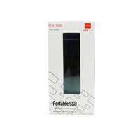 Boîtier externe USB en alliage d'aluminium pour disque SSD M.2 NVMe NGFF double protocole, noir élégant, pour stockage SSD