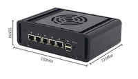 Nuevo Mini PC Ubuntu Linux con Intel de 12.ª Generación I5-1335U, 5 Puertos LAN Intel I226, DDR5, Cuádruple Pantalla, Garantía de 3 Años