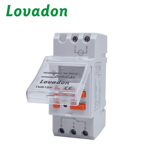 Vente en gros 58-265V AV/DC Hebdomadaire Programmable Rail DIN LCD Commutateur de minuterie numérique Relais bon marché - Product Image 2