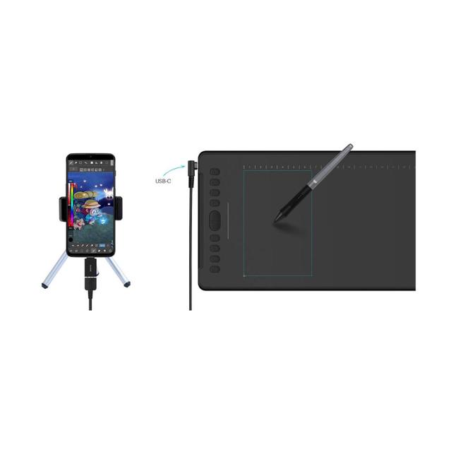 Multi-express Keys Professional Huion H1161 Tilt Function Graphic Drawing Tablet
