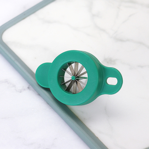 Utensilios de cocina multifunción, 12 cuchillas, cortador de cebolla verde, trituradora, cuchillo de seda de acero inoxidable, herramienta de cebollín de plástico, vegetal - Product Image 4