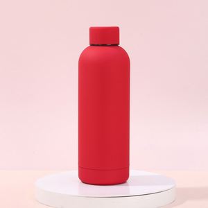 Wholesale Custom Logo American Style Rubber Coated Vacuum <b>Thermos</b> <b>Bottle</b> Sports Water <b>Bottle</b> With Strap - Product Image 6