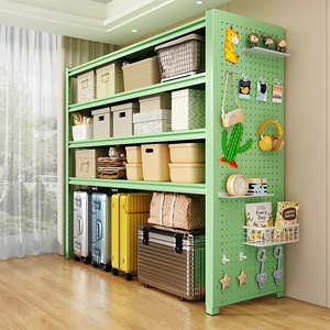 Tùy Chỉnh Nhiều Lớp Lưu Trữ Lớn Lưu Trữ Kệ Siêu Thị Kệ Màu Xanh Lá Cây Đứng Tầng Phòng Khách Phòng Ngủ Nhà Bếp Kim Loại Kệ - Product Image 3
