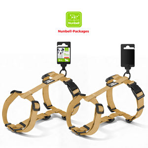 Nunbell OEM özel hizmet h-şekilli hafif 100% naylon dayanıklı no-çekme ayarlanabilir basit katı toka kapatma köpek koşum - Product Image 3