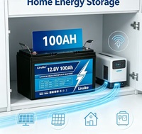 Batterie au lithium LiFePO4 Desay 12V 24V 100Ah-400Ah 6000 cycles - Température de fonctionnement de -20 à 60°C pour utilisation en voiture et camion (AGM)