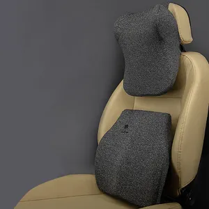 High elastic soft fabric Memory Foam Headrest Cars Seat Neck Pillow