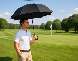 <span class=keywords><strong>Paraguas</strong></span> <span class=keywords><strong>de</strong></span> Golf Antideslizante con Marco <span class=keywords><strong>de</strong></span> Fibra <span class=keywords><strong>de</strong></span> Vidrio Resistente, Personalizado con Logotipo, al por Mayor, para Deportes al Aire Libre, Regalos Corporativos y Empresariales - Product Image 2