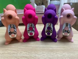 Vibrador de succión de ardilla sexual para mujeres, <span class=keywords><strong>consolador</strong></span> con tapón Anal de punto G bonito, estimulador Vaginal 2 en 1, juguete sexual para adultos, masturbador para mujeres - Product Image 6