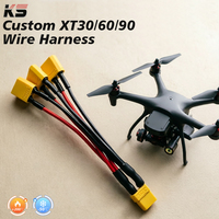 Câble de charge parallèle personnalisé XT60 1 à 3 voies pour batterie LiPo, drone, voiture RC, adaptateur de charge rapide