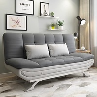 Sofá Cama Plegable Multifuncional Doble de Tela Ahorrador de Espacio Económico para Apartamentos Pequeños Hoteles y Sala de Estar