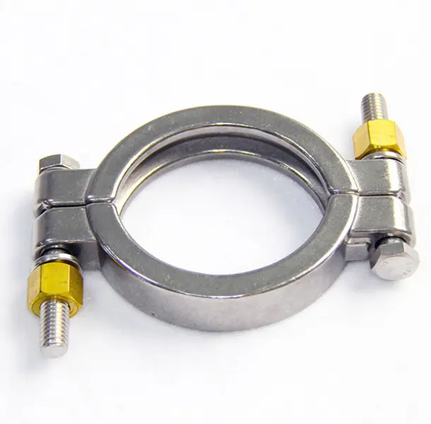 XB Sanitary Stainless Steel Heavy Duty High Pressure Pipe flange Clamp with Copper Nut