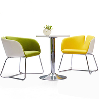 Simple nordique rouge sac souple fauteuil canapé simple 4S magasin chaises d'attente loisirs salon chaise